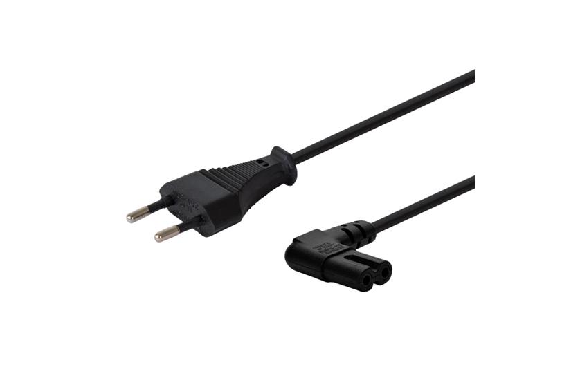 SAVIO CL-144 - str&ouml;mkabel - 2-polig till power IEC 60320 C7 - 3 m