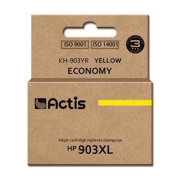 Actis KH-903YR bl&aelig;k (erstatning HP 903XL T6M11AE; Standard; 12 ml; gul) - Ny chip