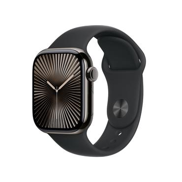 Apple Watch Series 10 OLED 42 mm Digital 374 x 446 pixel Berøringsskærm 4G Grå Wi-Fi GPS (satellit)