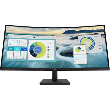 HP P34hc G4 skärm - LED-bakgrundsbelysning - 34" - VA - 5ms - WQHD 3440x1440 vid 60Hz