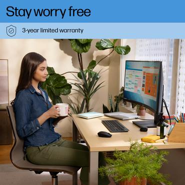 HP P34hc G4 skärm - LED-bakgrundsbelysning - 34" - VA - 5ms - WQHD 3440x1440 vid 60Hz