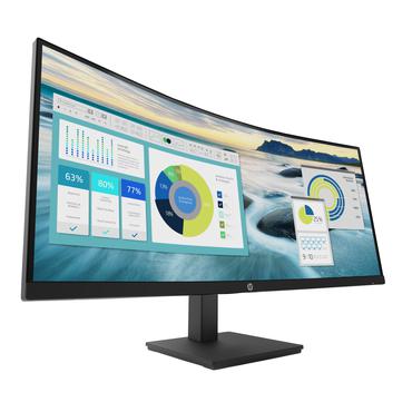 HP P34hc G4 skärm - LED-bakgrundsbelysning - 34" - VA - 5ms - WQHD 3440x1440 vid 60Hz