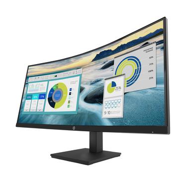HP P34hc G4 skärm - LED-bakgrundsbelysning - 34" - VA - 5ms - WQHD 3440x1440 vid 60Hz