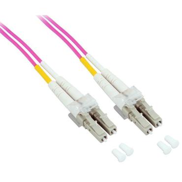 Techly LC M-M 20m InfiniBand og fiberoptisk kabel Fuchsia