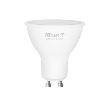 Trust Smart Home - LED-spot lyspære - GU10 - hvid/farve - 1800-6500 K - spotbarre - hvid (pakke med 2)