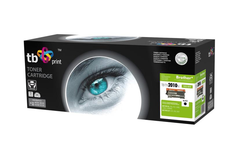 TB - sort - kompatibel - tonerpatron (alternativ til: Brother TN2010)