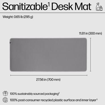 HP 200 Sanitizable Desk Mat