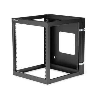 StarTech.com 12U Hinged Open Frame Wall Mount Server Rack