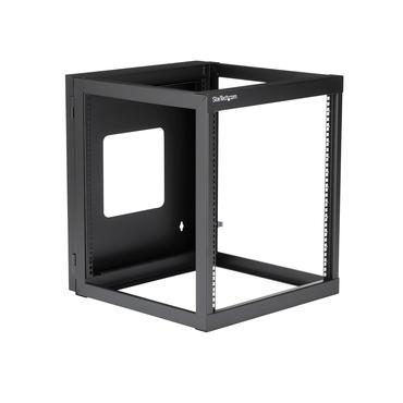 StarTech.com 12U Hinged Open Frame Wall Mount Server Rack