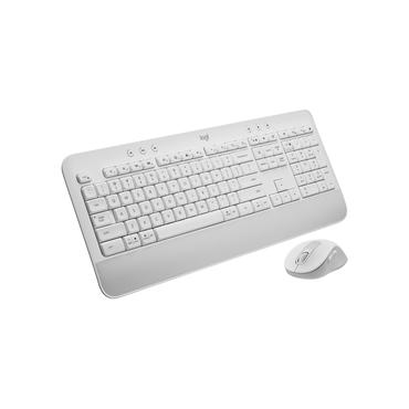 Logitech Signature MK650 Combo for Business - sats med tangentbord och mus - QWERTY - USA, internationellt - offwhite Inmatningsenhet