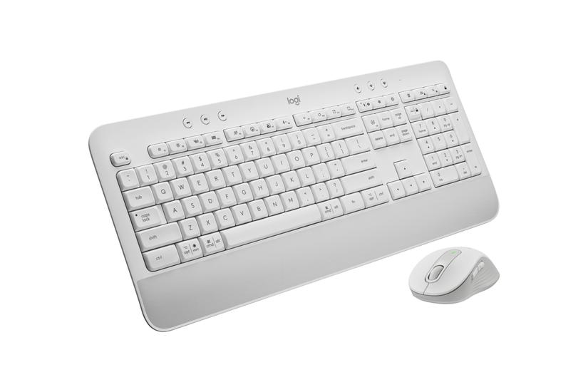 Logitech Signature MK650 Combo for Business - sats med tangentbord och mus - QWERTY - USA, internationellt - offwhite Inmatningsenhet