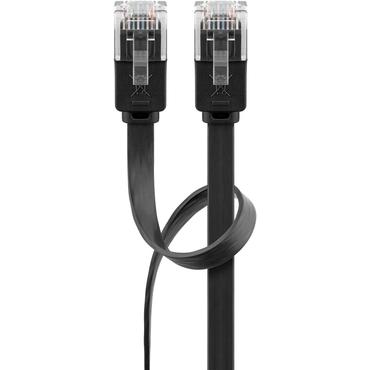 wentronic goobay - netværkskabel - 7 m - sort