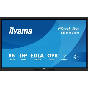 IIYAMA 163.9cm(65") TE6515A-B1AG 16:9 M-Touch 2xHDMI+2xUSB-C (Speditionsversand)