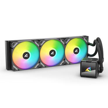 Sharkoon Processorfläkt - LGA 1700, LGA 1851, AM4, AM5 - 7-Pin PWM - 141.75 cfm