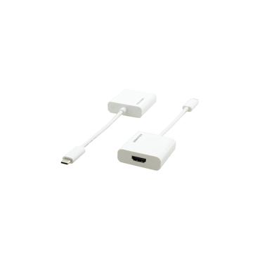 Kramer Electronics ADC-U31C/HF videokabel adapter 0,17 m USB Type-C HDMI Type A (Standard) Hvid