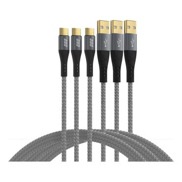EFB USB-A auf USB-C Kabelset 60W QC 3A 3x2m