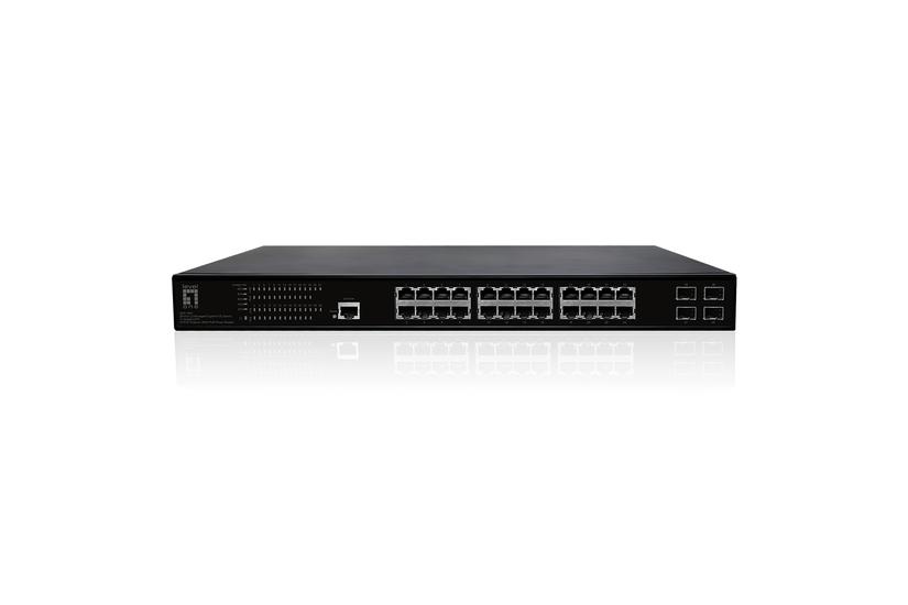 LevelOne GEP-2861 - switch - 24 portar - Administrerad - rackmonterbar