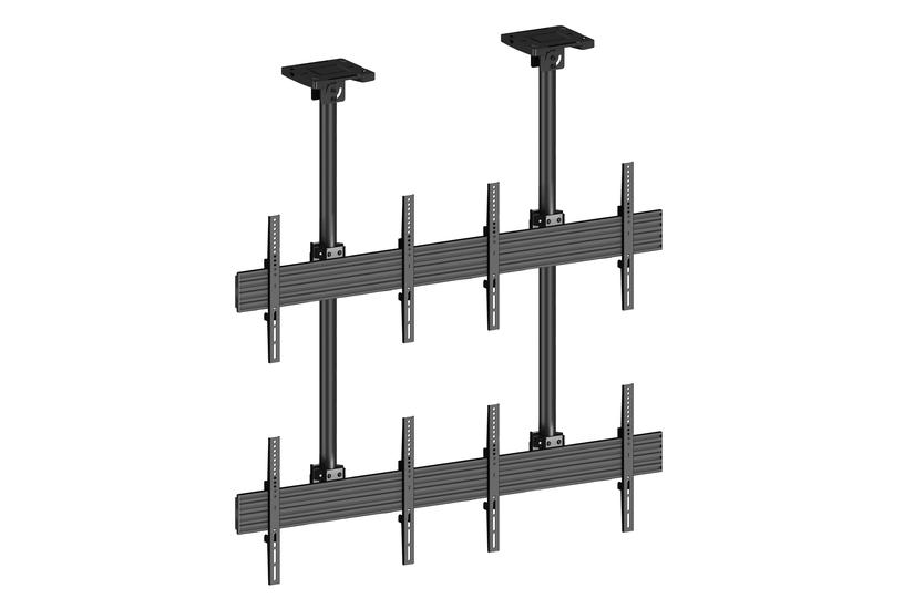 Multibrackets M Ceiling Mount Pro MBC2X2U monteringssats - för 4 LCD-bildskärmar - svart