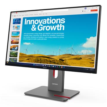 Lenovo ThinkVision P24QD-40 computersk&aelig;rm 60,5 cm (23.8") 2560 x 1440 pixel Quad HD LCD Sort