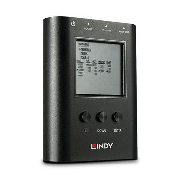 Lindy HDMI 2.0 18G Signal Analyser and Generator HDMI test signal generator / analyzer