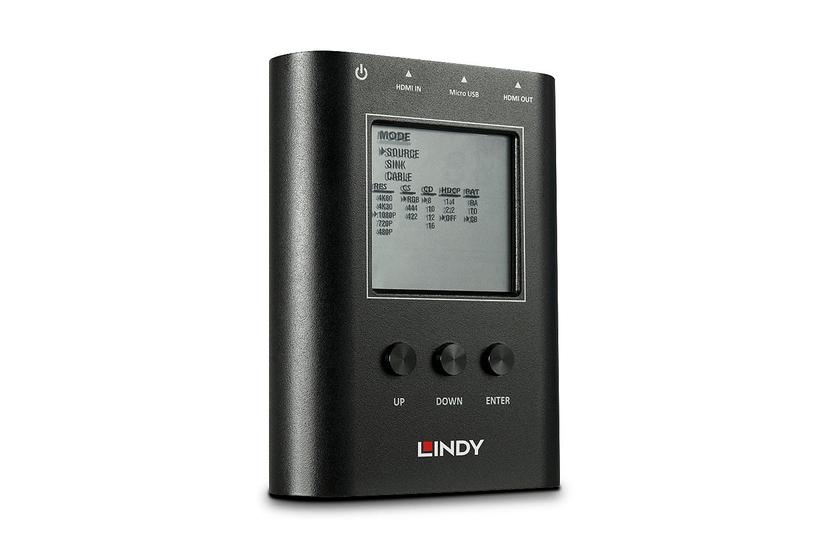 Lindy HDMI 2.0 18G Signal Analyser and Generator HDMI test signal generator / analyzer