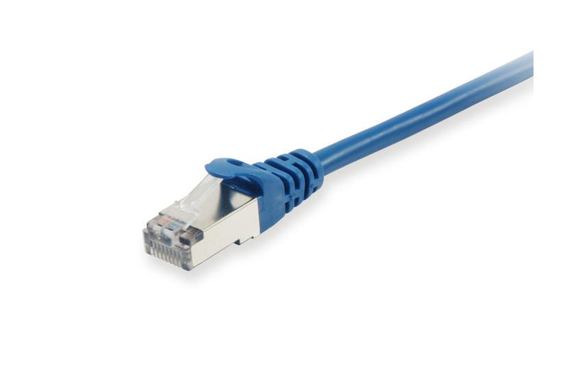 Equip Patchkabel Cat6A   S/FTP 2xRJ45  0.15m blau