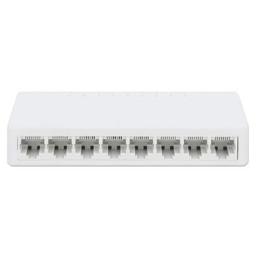 8 PORT NETVÆRK SWITCH,