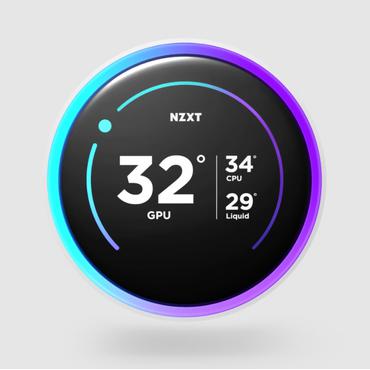 NZXT Kraken Elite 280 RGB - kylsystem med v&auml;tska till processorn - med LCD-display