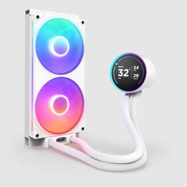 NZXT Kraken Elite 280 RGB - kylsystem med v&auml;tska till processorn - med LCD-display