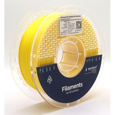 GEMBIRD High Speed PLA filament yellow 1.75 mm 1 kg