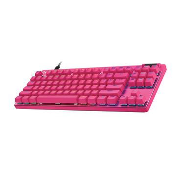 Logitech G PRO X RAPID - tastatur TKL - AZERTY - fransk - pink Indgangsudstyr