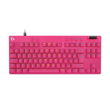 Logitech G PRO X RAPID - tastatur TKL - AZERTY - fransk - pink Indgangsudstyr