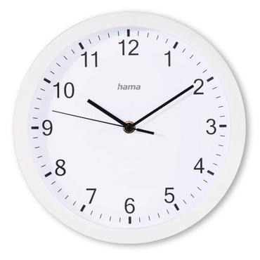 elba wall clock 25cm     white