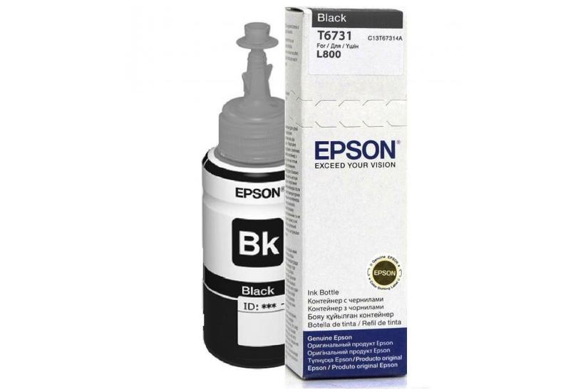 Epson T6731 - svart - original - p&aring;fyllnadsbl&auml;ck