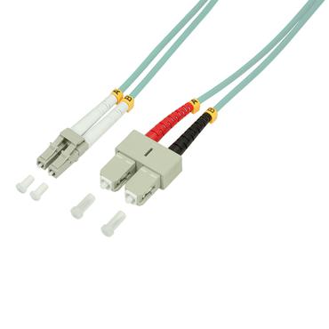 LogiLink 1m, LC - SC InfiniBand og fiberoptisk kabel Bl&aring;