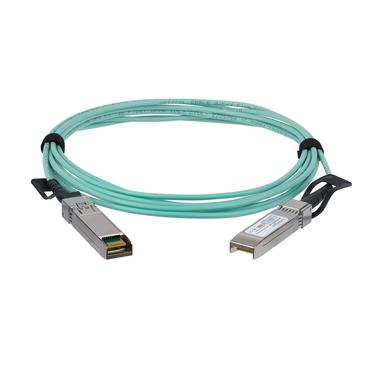 StarTech.com Cisco SFP-10G-AOC3M Compatible 3m/9.84ft 10G SFP+ to SFP+ Active Optical Fiber, 10Gbps SFP Plus/Mini GBIC/Transceiver Module Cable, Cisco Firepower ASR1000, 10GE SFP+ Cable - Lifetime Warranty (SFP10GAOC3M) - 10GBase-kabel til direkte påsætning - 3 m. - sort