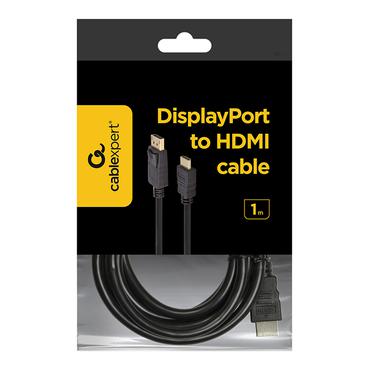 Cablexpert CC-DP-HDMI-1M - adapterkabel - DisplayPort / HDMI - 1 m