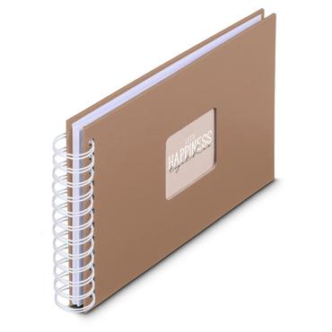 Hama 00009848 fotoalbum og arkbeskyttelse Brun 50 ark 10 x 15 Spiral indbinding