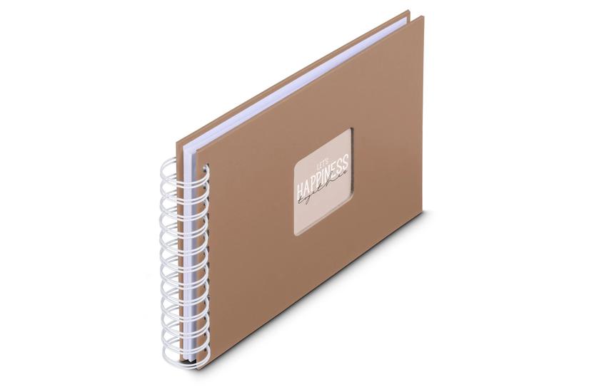 Hama 00009848 fotoalbum og arkbeskyttelse Brun 50 ark 10 x 15 Spiral indbinding