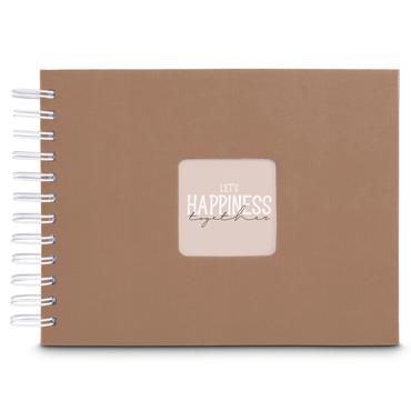 Hama 00009848 fotoalbum og arkbeskyttelse Brun 50 ark 10 x 15 Spiral indbinding