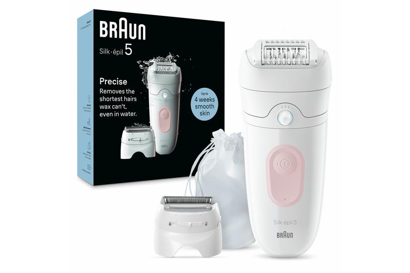 Braun Silk-&eacute;pil 5 5-030 28 pincetter Lyser&oslash;d, Hvid