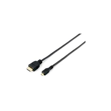 Equip 119309 HDMI-kabel 1 m HDMI Type A (Standard) HDMI Type D (Micro) Sort
