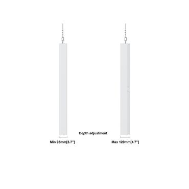 Multibrackets M Pro Series h&ouml;lje - liten - f&ouml;r platt panel - h&ouml;g ljusstyrka - vit