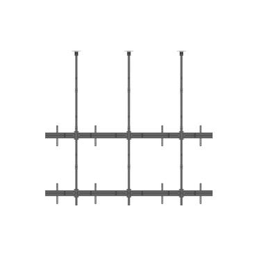 Multibrackets M Pro HD Series MBC2X2U monteringssats - fixerad - f&ouml;r 4 LCD/plasmapaneler - svart