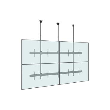 Multibrackets M Pro HD Series MBC2X2U monteringssats - fixerad - f&ouml;r 4 LCD/plasmapaneler - svart