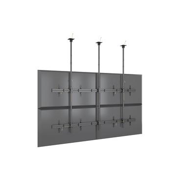 Multibrackets M Pro HD Series MBC2X2U monteringssats - fixerad - f&ouml;r 4 LCD/plasmapaneler - svart
