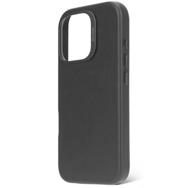 Decoded Leather Backcover - sk&oacute;rzana obudowa ochronna do iPhone 16 Pro kompatybilna z MagSafe (black)