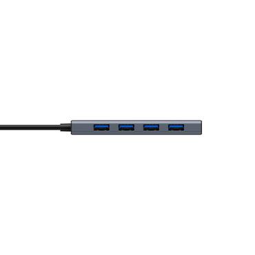 DELTACO - hub - 5 Gbps, USB-A - 4 porte