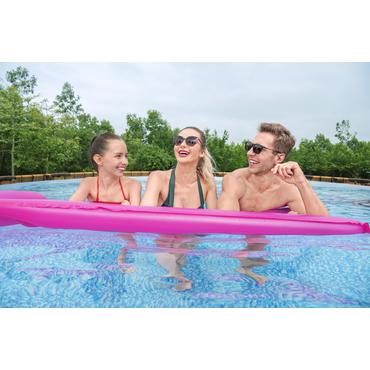 Bestway 56977 swimmingpool til over jorden Indrammet pool Rund 23062 L Brun