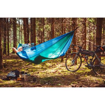 AMAZONAS Adventure Hammock Hængende hængekøje 1 person(er) Nylon, Ripstop Blå, Mintfarve